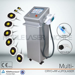 Máquina de adelgazamiento Lipo Laser + RF + criolipólisis Crystal CY-E